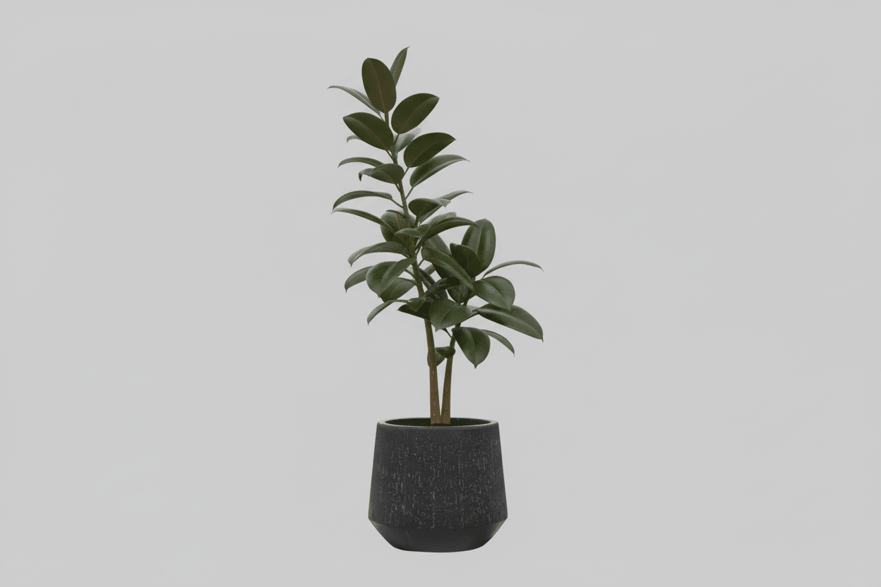 Anthracite Plant Pot (Rain Drop) - Plant Store