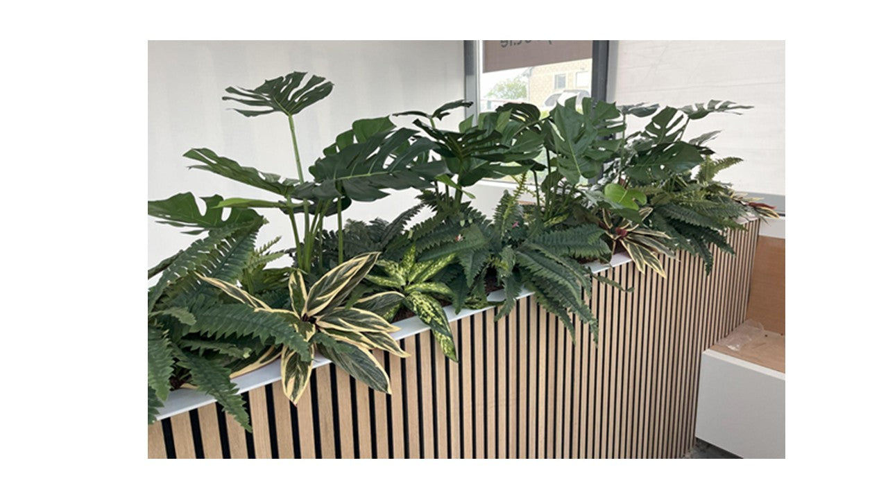 Polystyrene base for Faux Plants