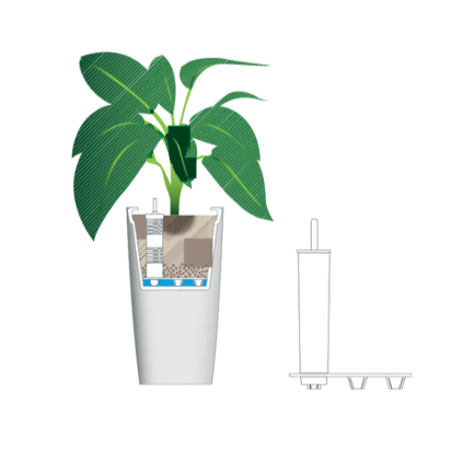 Internal Irrigation System for Milano Pot - Plant Store