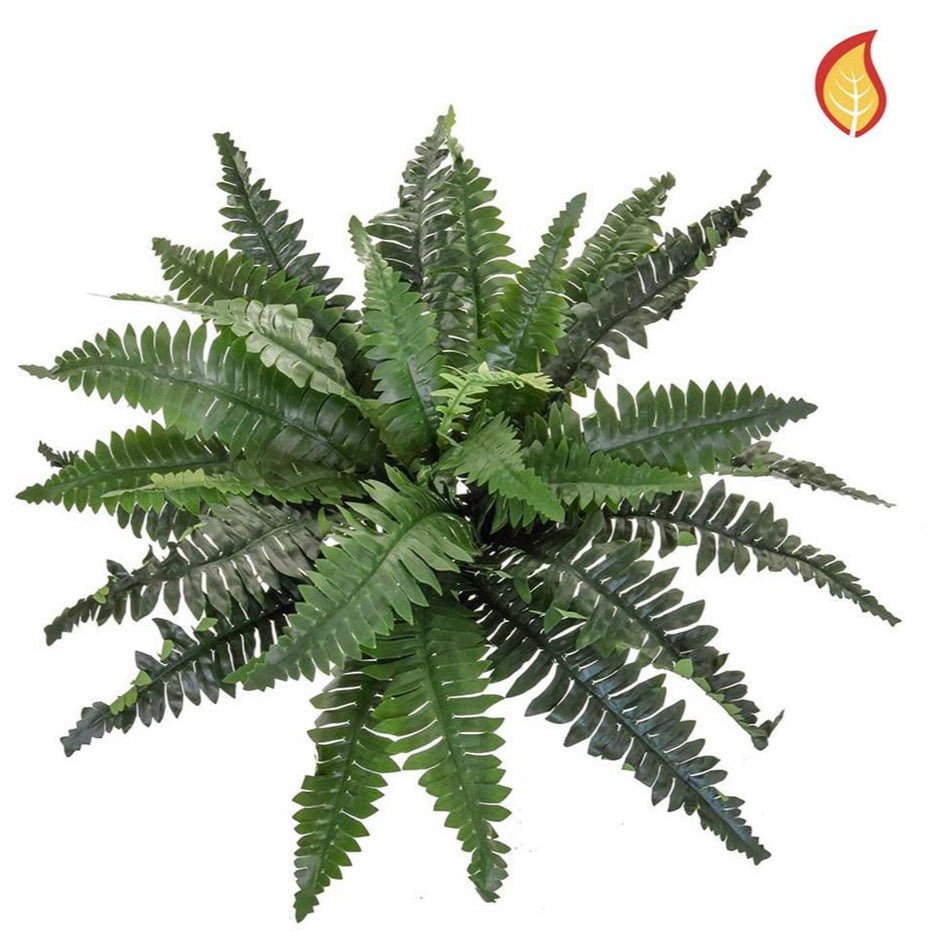 Artificial Boston Fern (Fire Resistant) - Plant Store