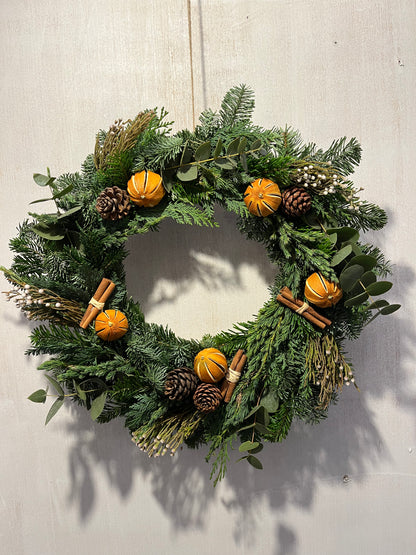 How to Make a Fresh Evergreen Wreath for Christmas Decorating - An