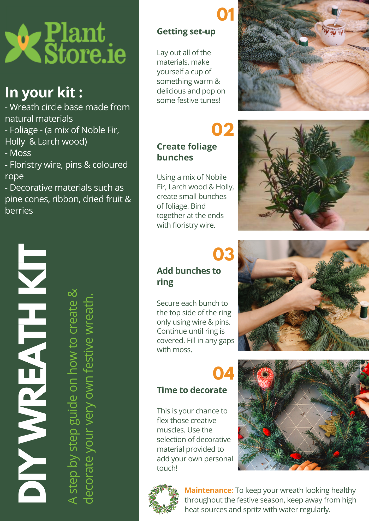 DIY Christmas Wreath Kit